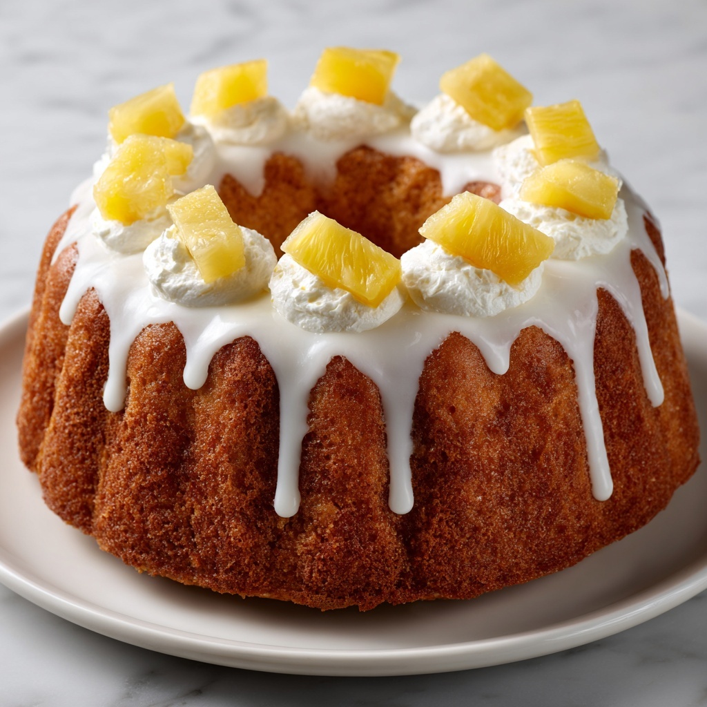 Pina Colada Pound Cake Recipe - Recipe Image