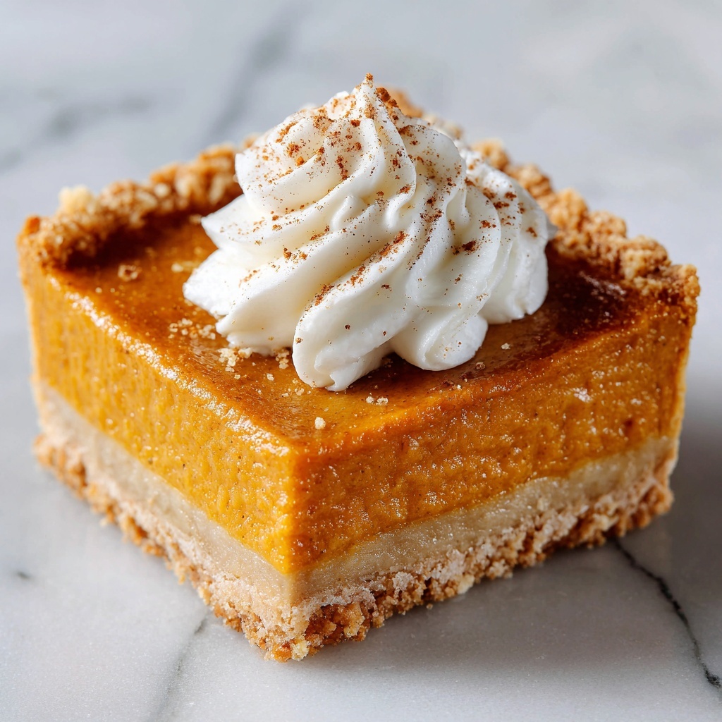 Pumpkin Pie Bars Recipe - Recipe Image