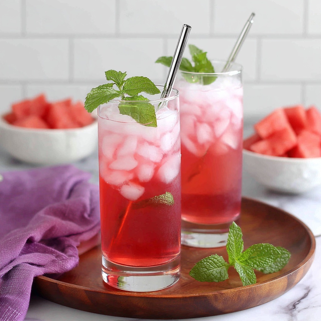 Refreshing Watermelon Water Recipe - Recipe Image