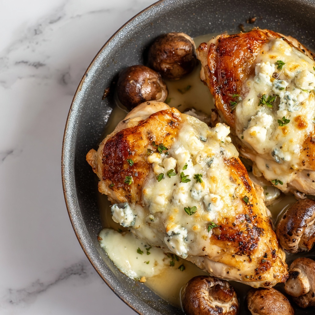 Healthy Mushroom Stuffed Chicken Breast Recipe - Recipe Image