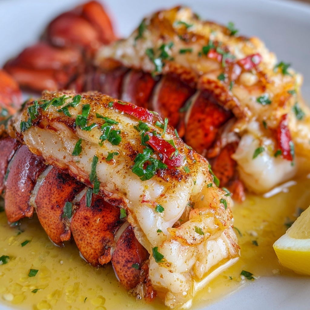 Butter Poached Lobster Tails Recipe - Recipe Image