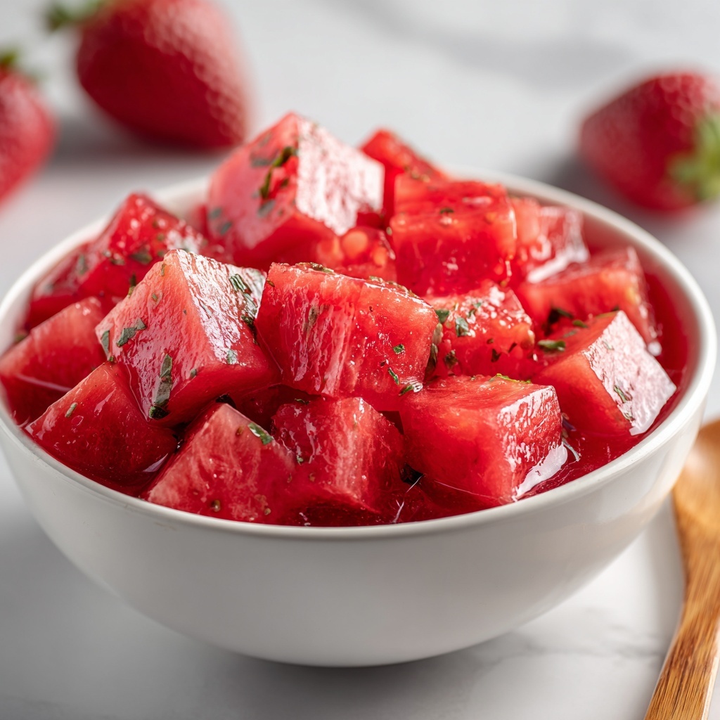 Strawberry Watermelon Salad: A Refreshing Summer Delight Recipe - Recipe Image