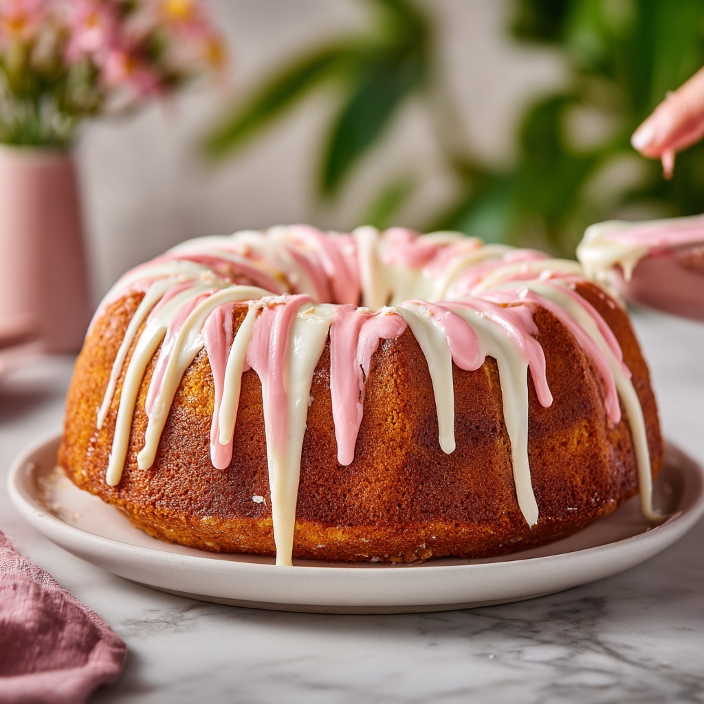 Neapolitan Pound Cake Recipe - Recipe Image