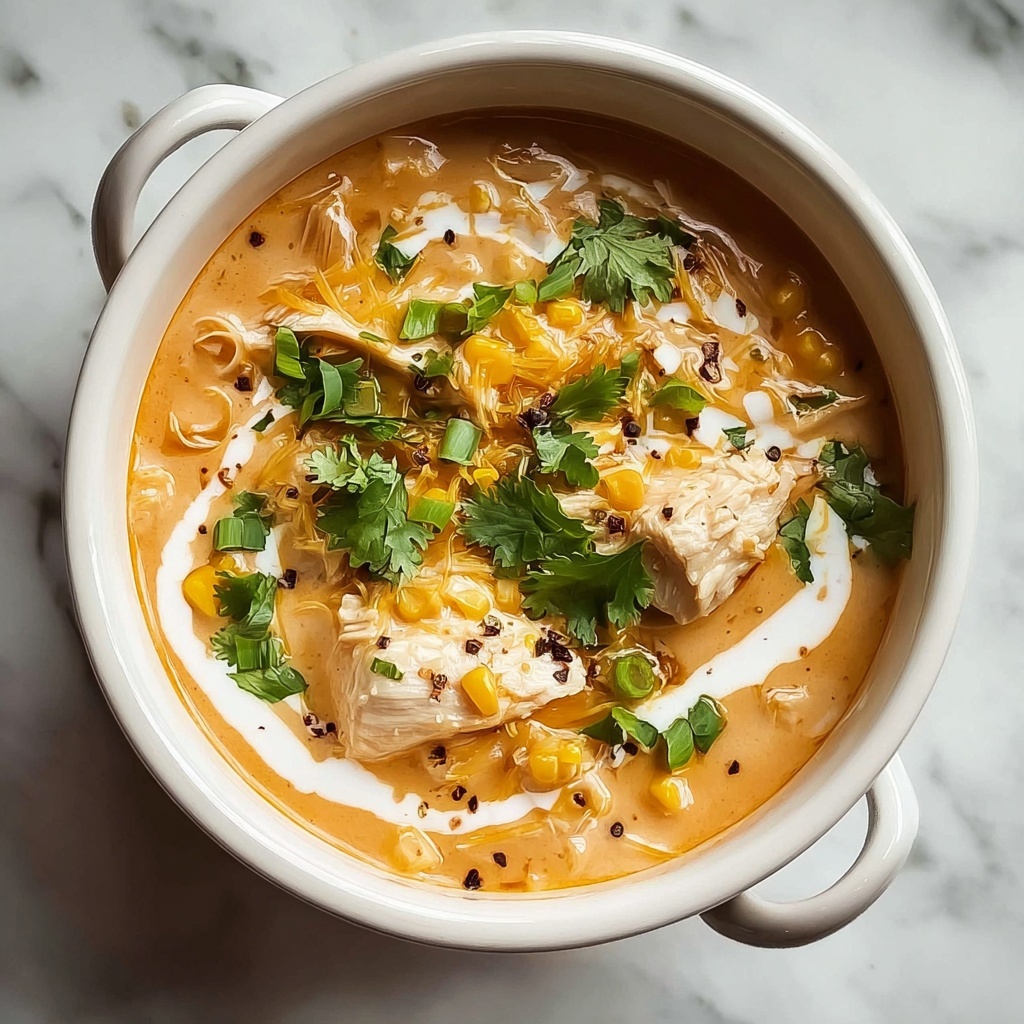 Creamy Chicken Enchilada Soup Recipe - Recipe Image