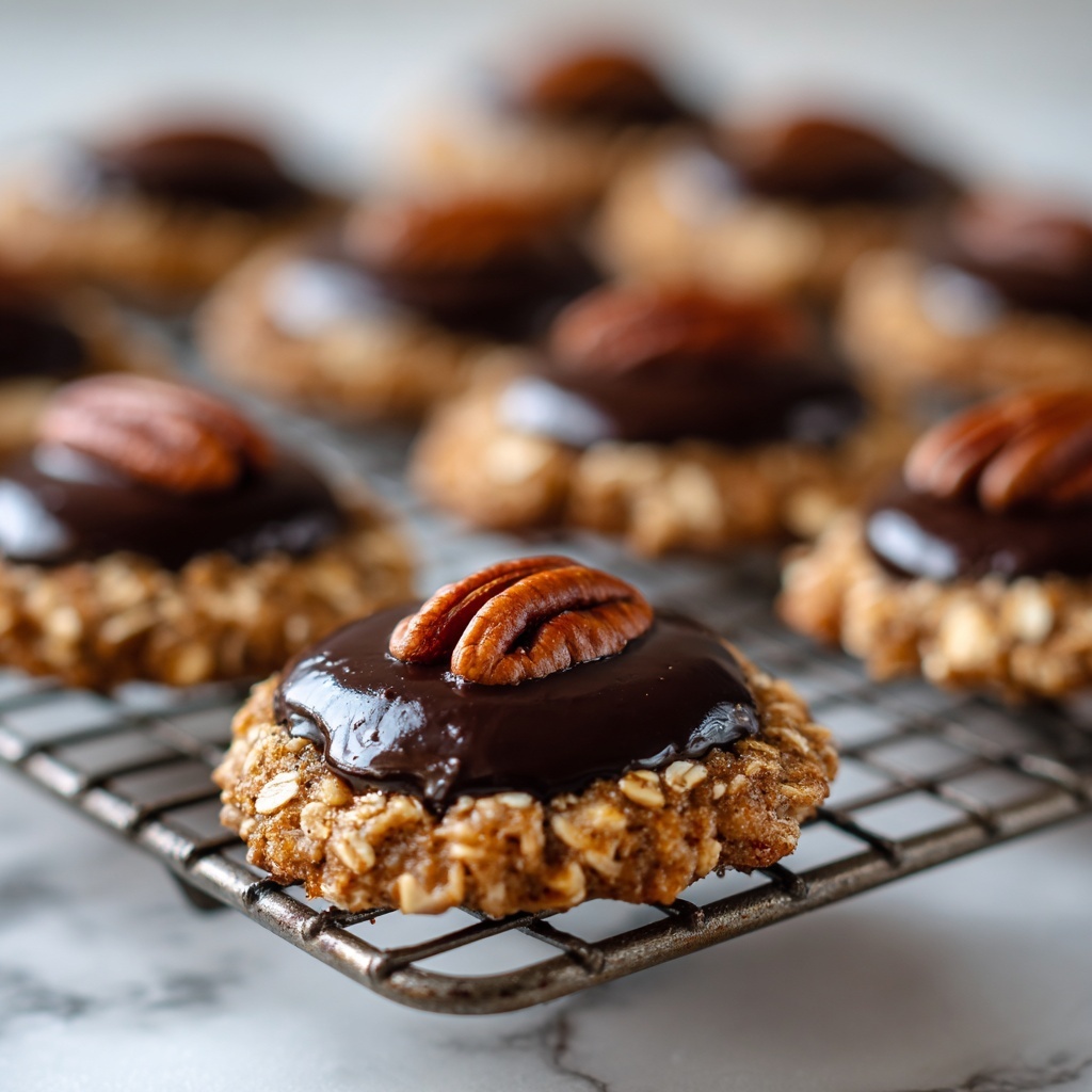 Easy No Bake Pecan Coconut Praline Cookies Recipe - Recipe Image