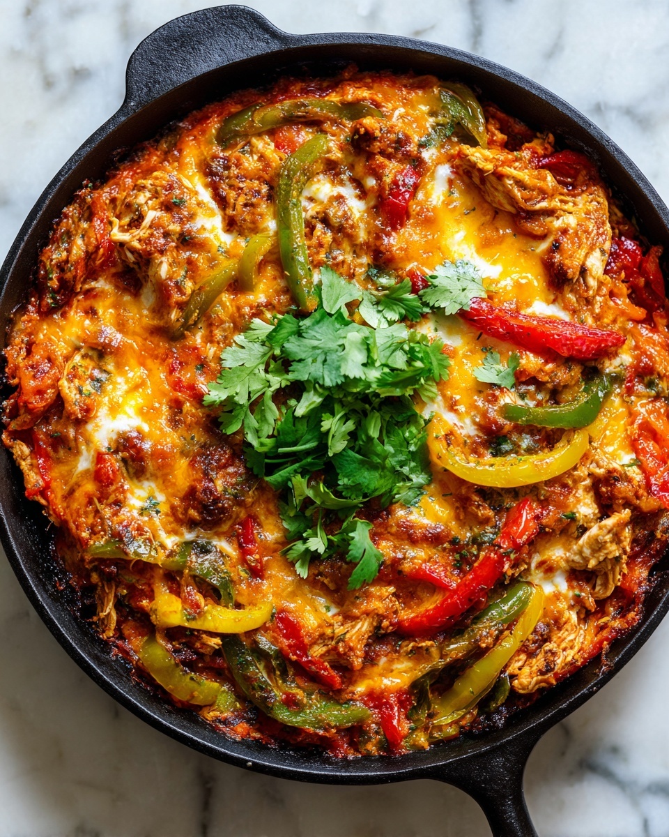 Fajita Chicken Casserole Recipe - Recipe Image