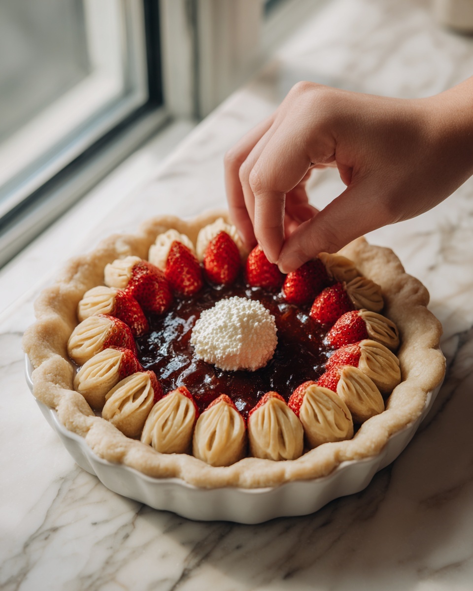 Strawberry Rhubarb Pie: A Sweet and Tart Classic Recipe - Recipe Image
