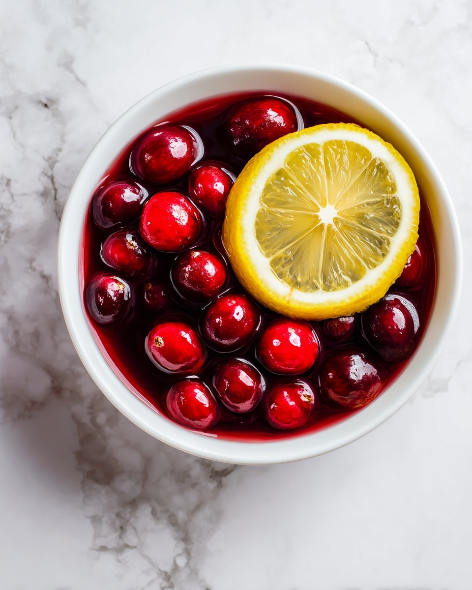 Lemon Kissed Cranberries Recipe - Recipe Image