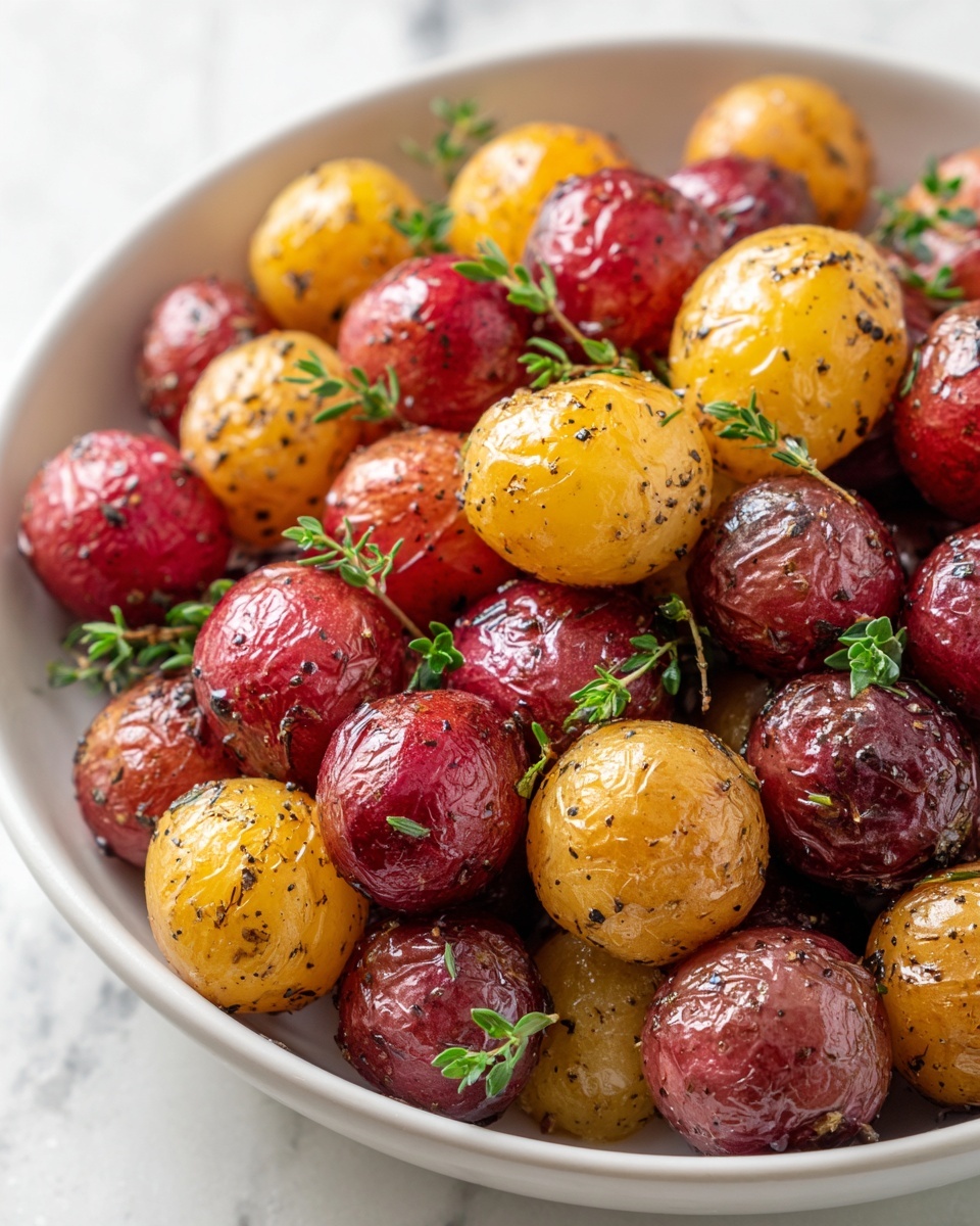 Roasted Tiny Red Potatoes with Garlic and Parsley Recipe - Recipe Image