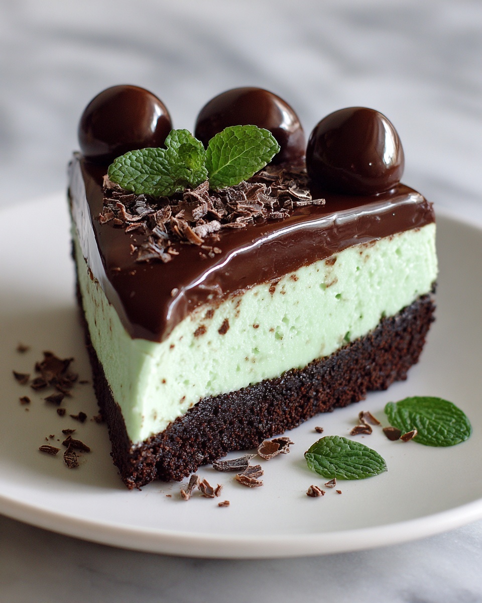 Chocolate Mint Pie Recipe - Recipe Image