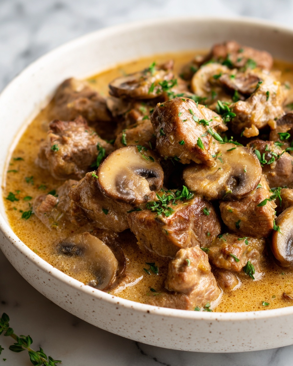 Keto Beef and Mushroom Soup Recipe - Recipe Image