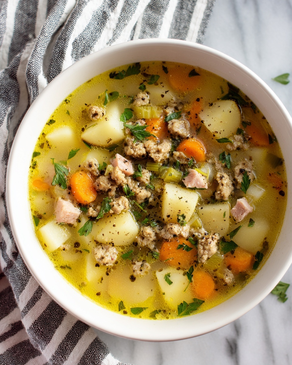 Slow Cooker Ham and Potato Soup Recipe - Recipe Image