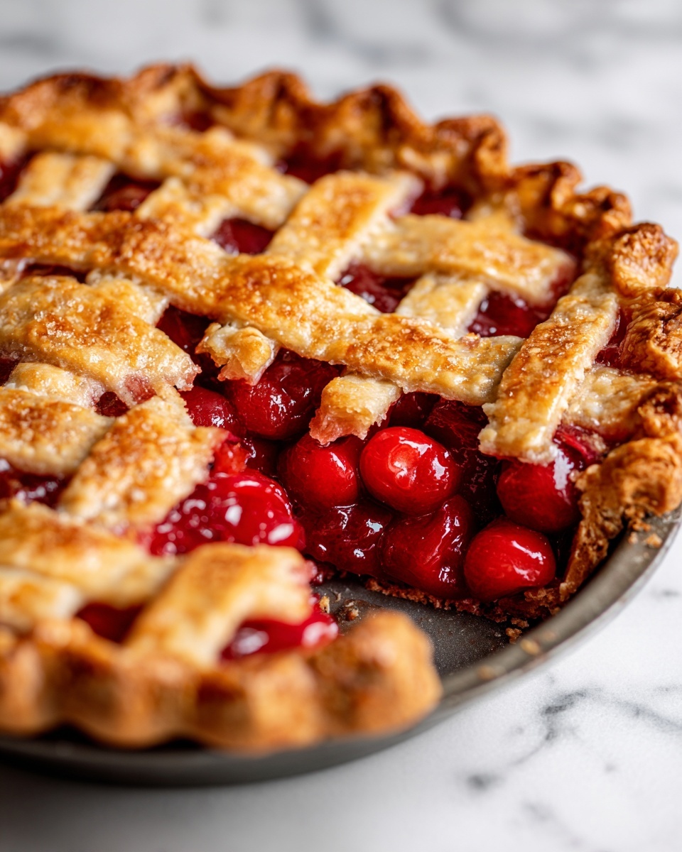 Homemade Cherry Pie Recipe - Recipe Image