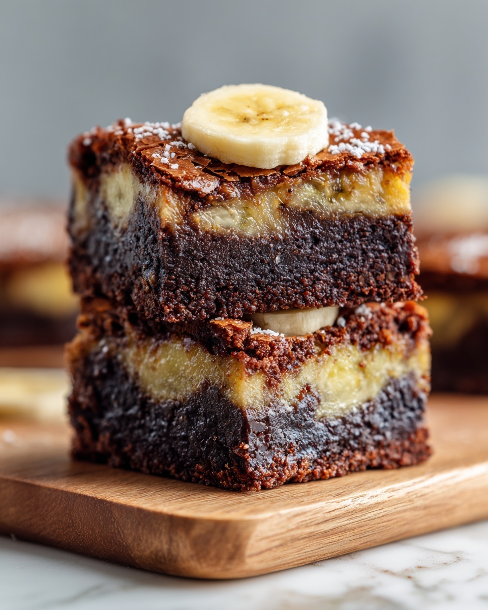 Banana Bread Brownies Recipe - Recipe Image