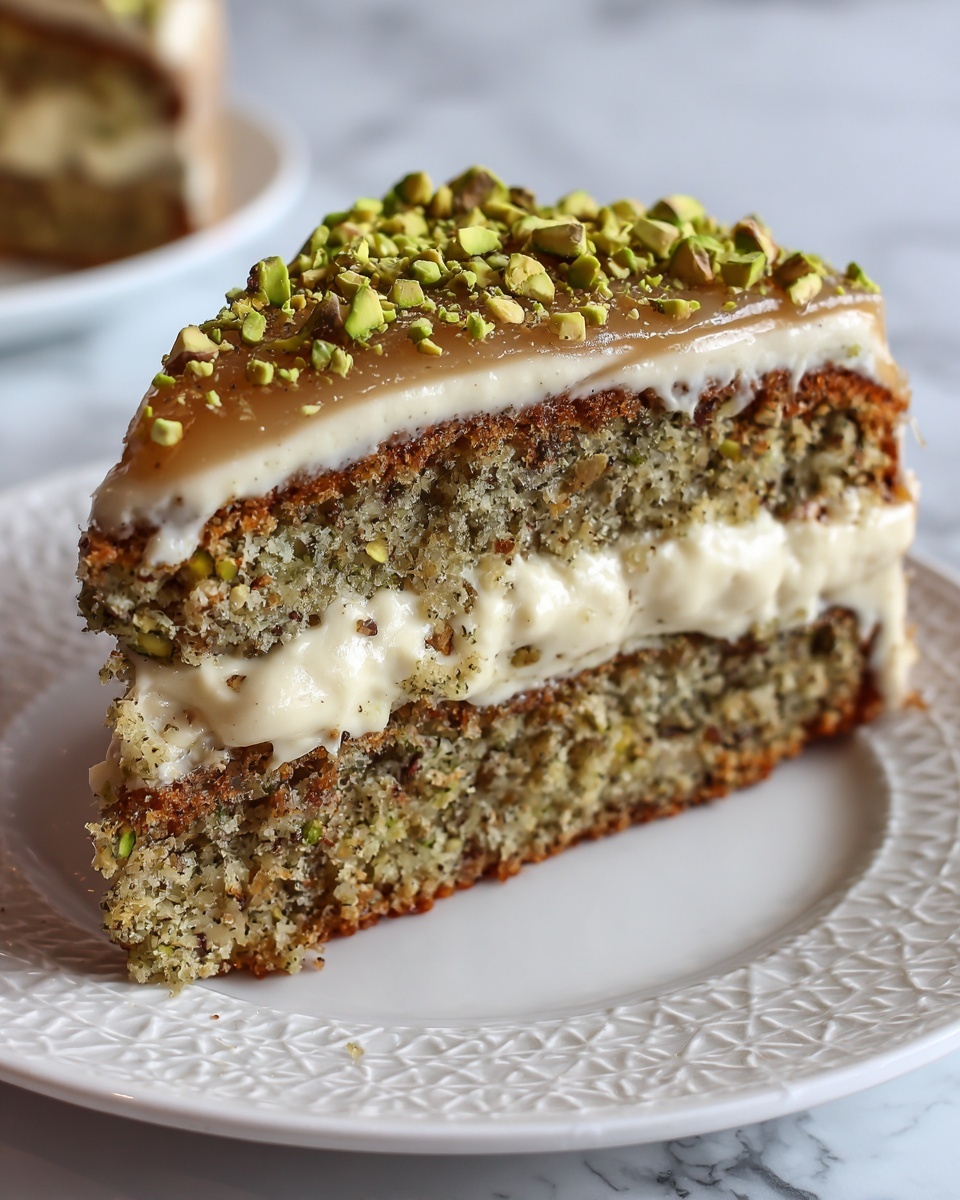 Pistachio Coffee Cake Recipe - Recipe Image