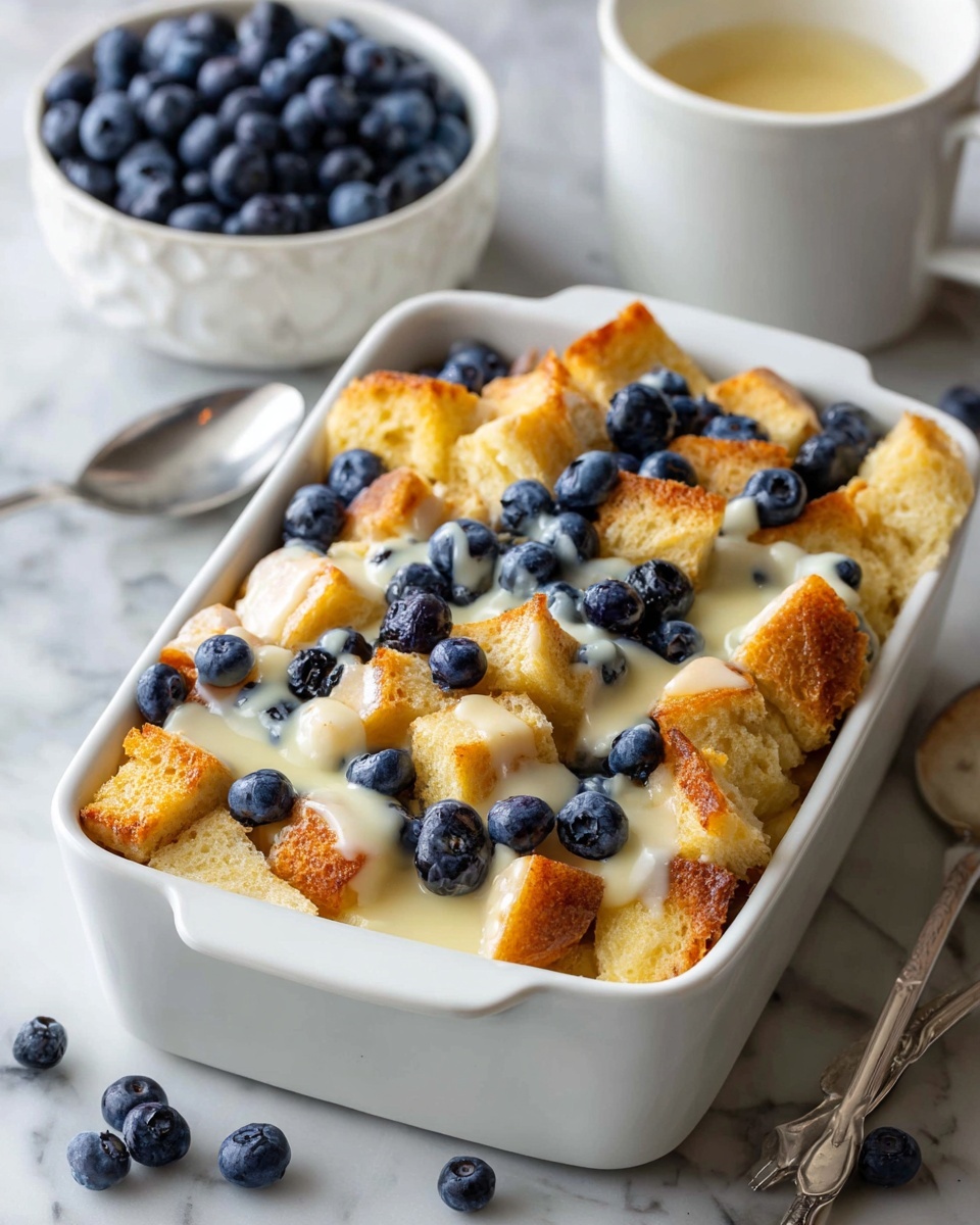 Blueberry French Toast Casserole Delight Recipe - Recipe Image