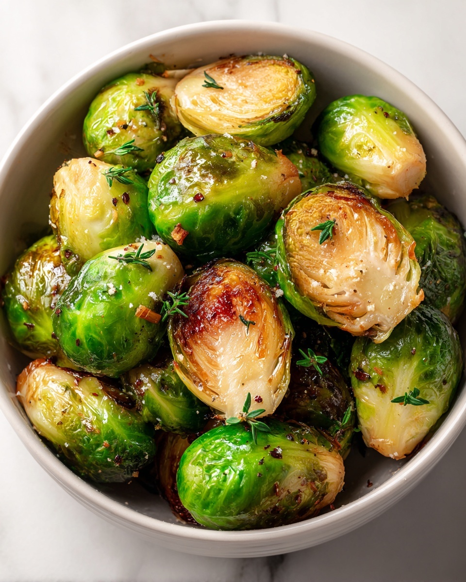 Garlic Parmesan Brussels Sprouts: A Delicious and Healthy Side Dish Recipe - Recipe Image