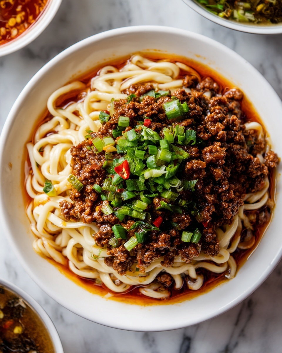 Mongolian Ground Beef and Noodles Recipe - Recipe Image