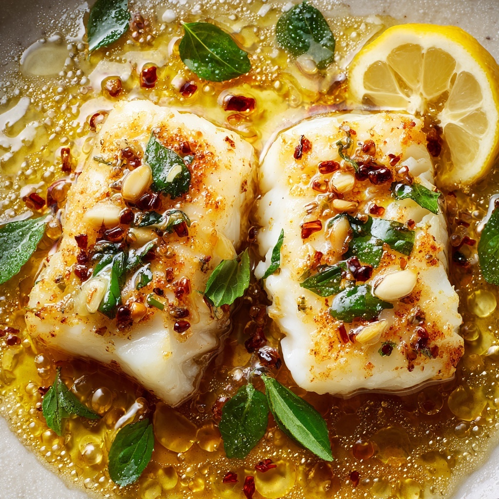 Lemon Butter Garlic Fish Recipe - Recipe Image