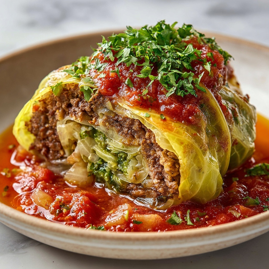 Creole Cabbage Rolls Recipe - Recipe Image