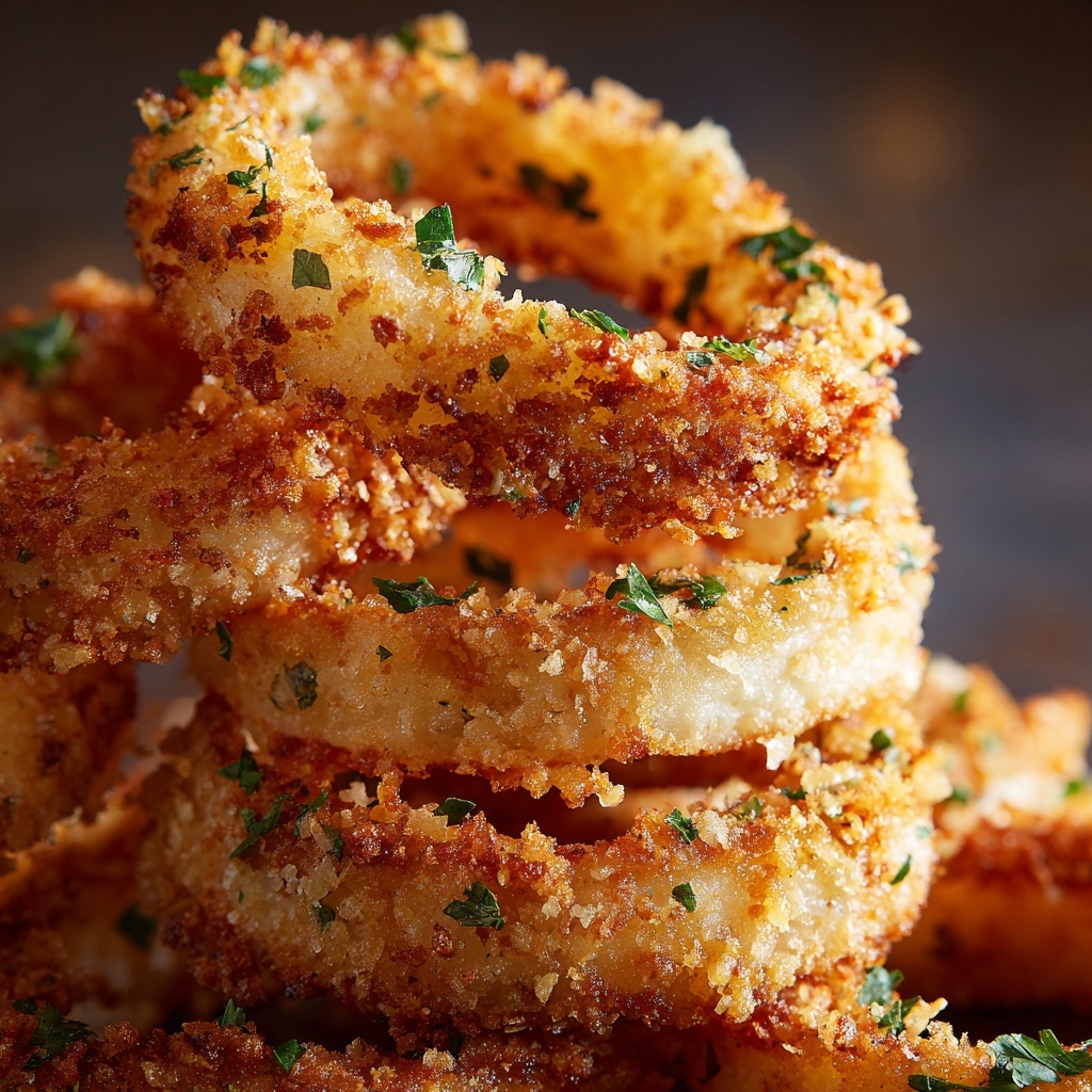 Crispy Homemade Onion Rings Recipe - Recipe Image