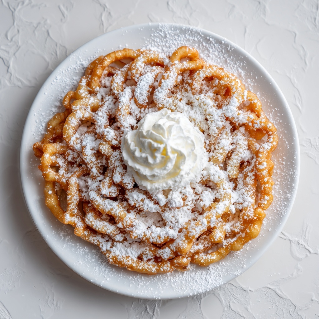 County Fair Funnel Cakes Recipe - Recipe Image