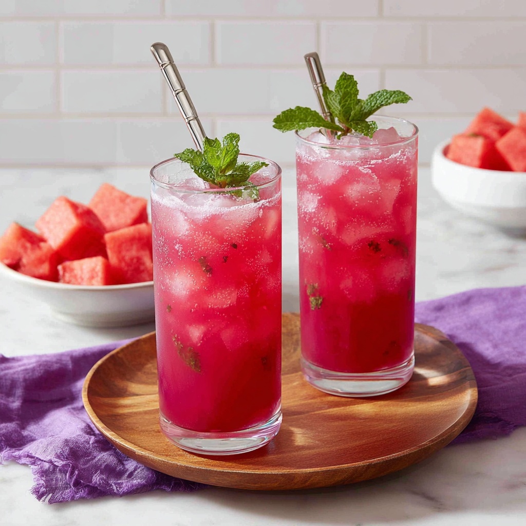 Refreshing Watermelon Water Recipe - Recipe Image