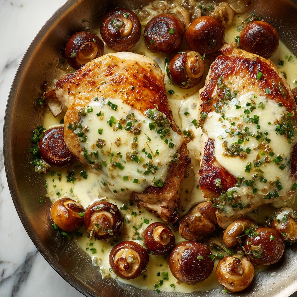 Healthy Mushroom Stuffed Chicken Breast Recipe - Recipe Image