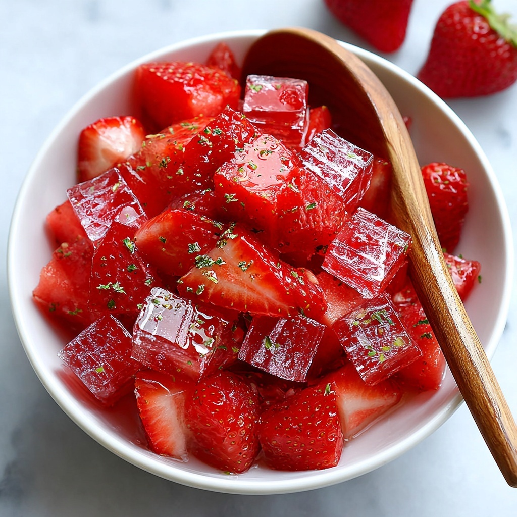 Strawberry Watermelon Salad: A Refreshing Summer Delight Recipe - Recipe Image