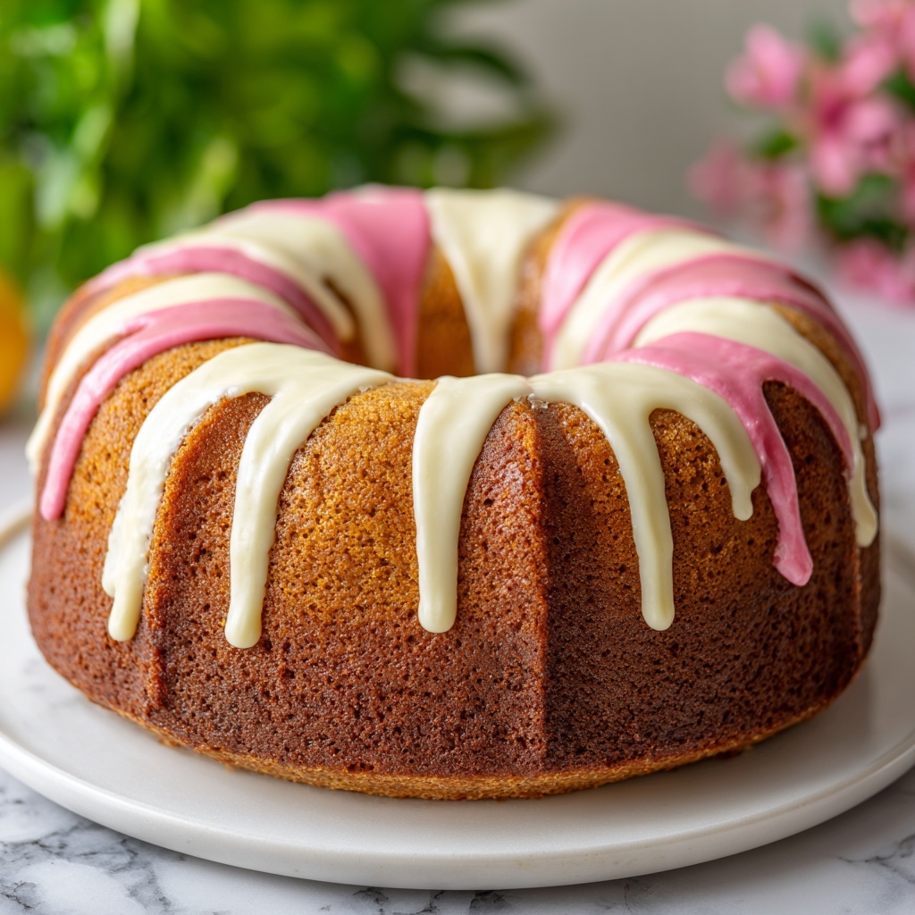 Neapolitan Pound Cake Recipe - Recipe Image