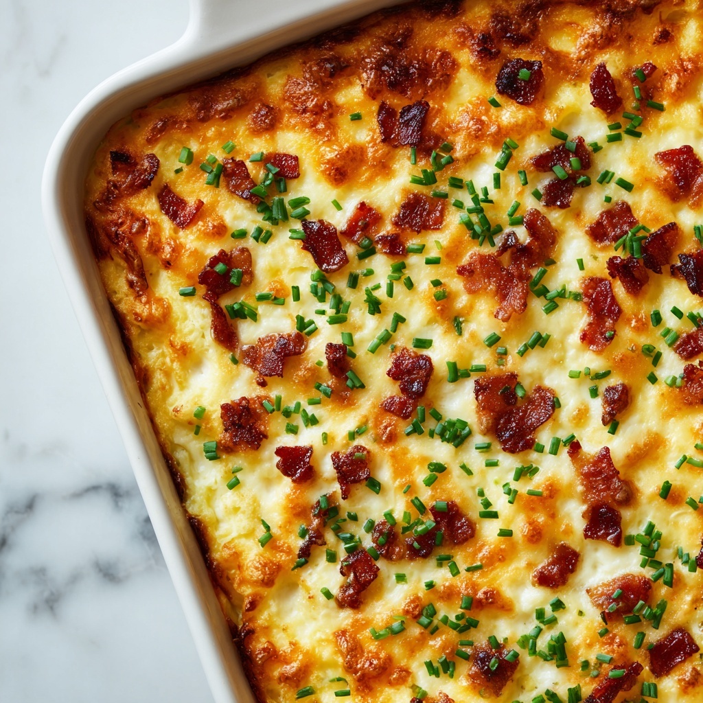 Mashed Potato Casserole with Ground Beef, Bacon, and Cheddar Recipe - Recipe Image