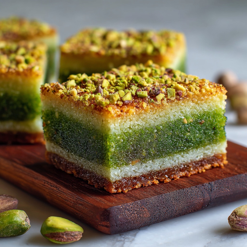 Pistachio Dream Cookie Bars Recipe - Recipe Image