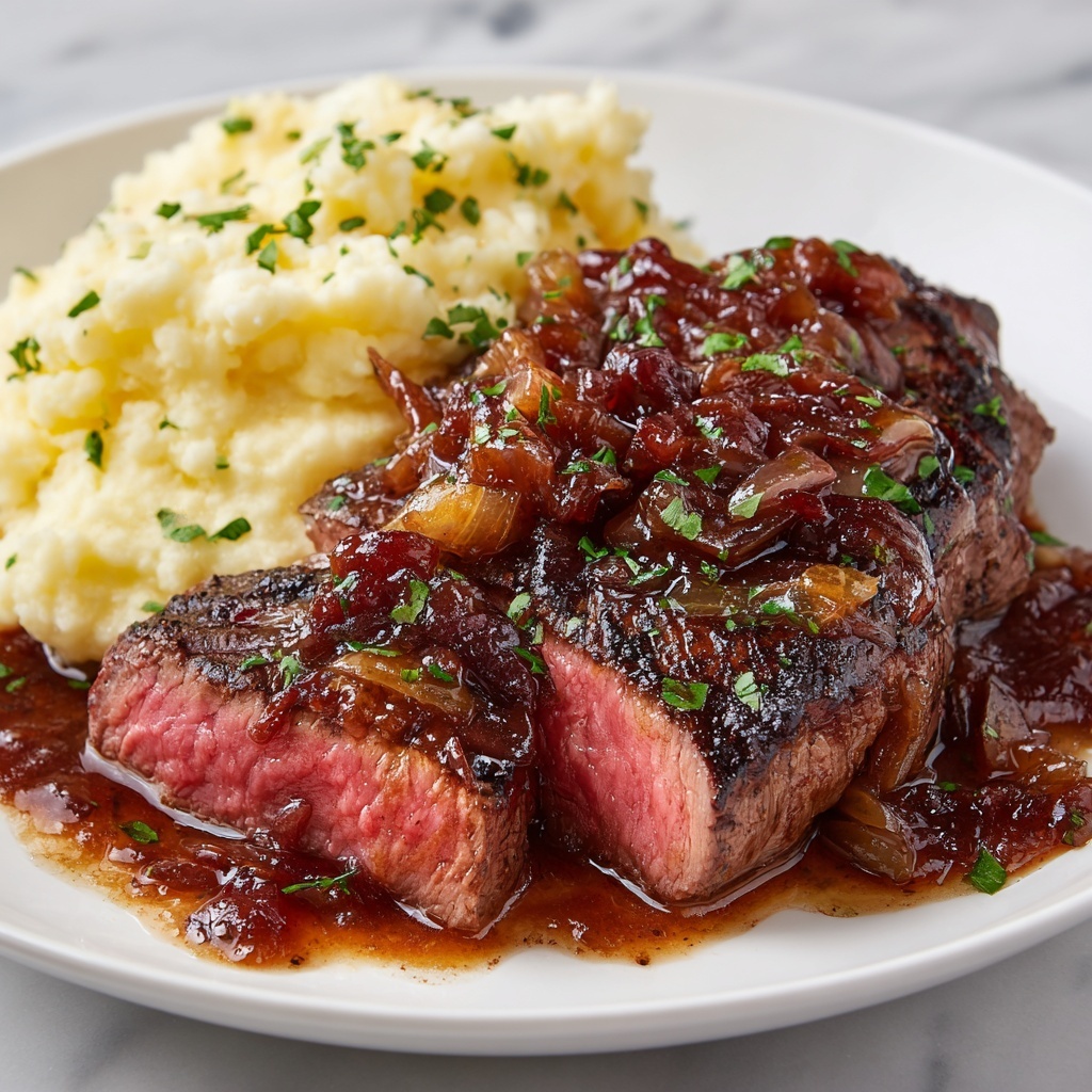 Classic Round Steak & Gravy Recipe - Recipe Image