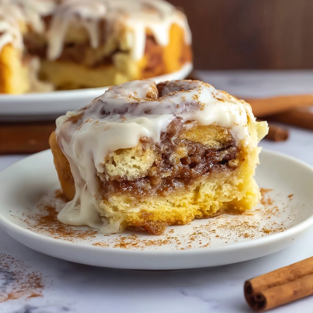 Ooey Gooey Cinnamon Roll Cake Recipe - Recipe Image