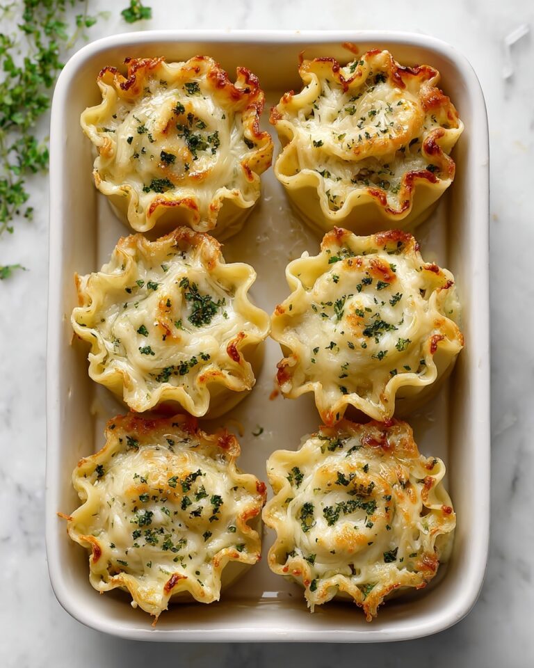 Chicken Alfredo Lasagna Rolls Recipe
