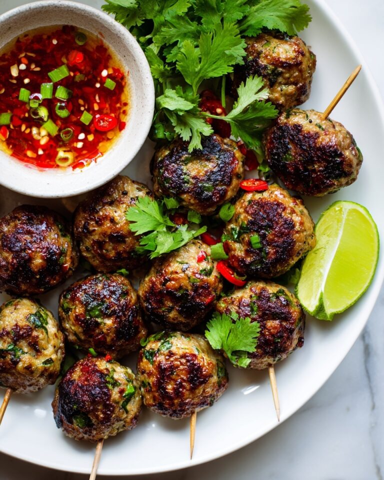 Spicy Baked Shrimp Balls with Sweet Chili Sauce Recipe