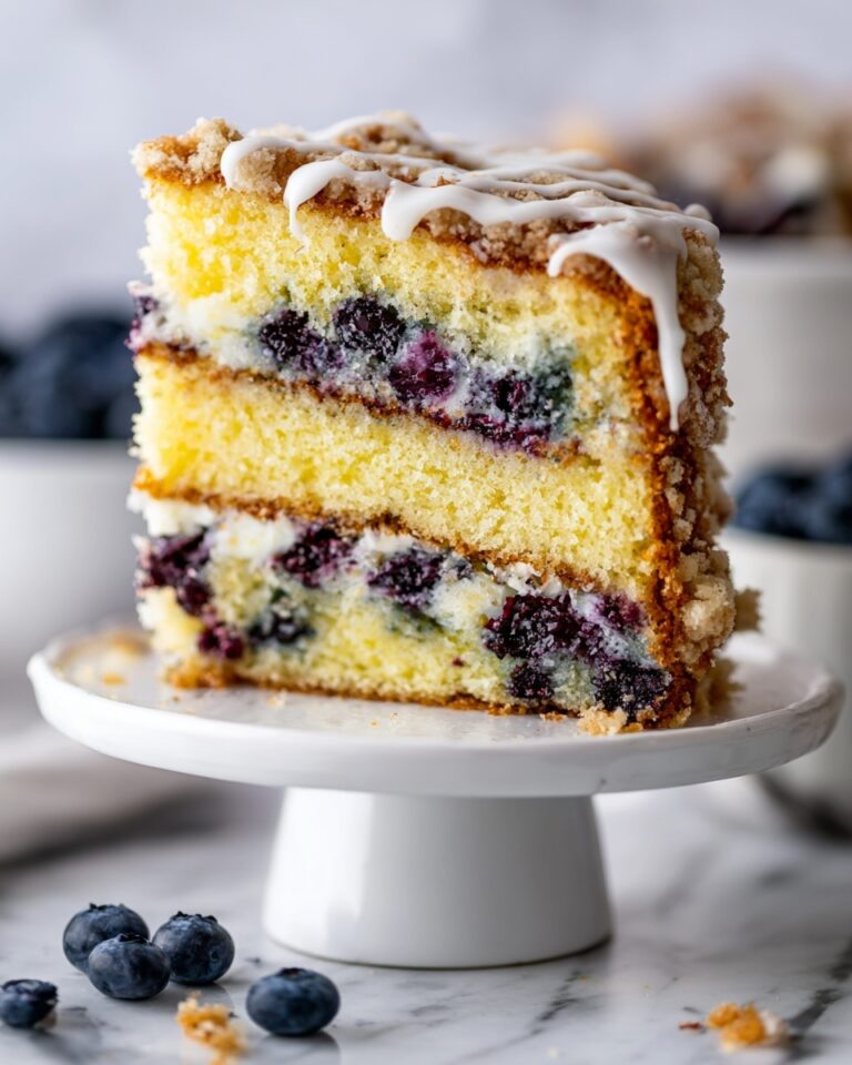 Brown Sugar Blueberry Coffee Cake Recipe