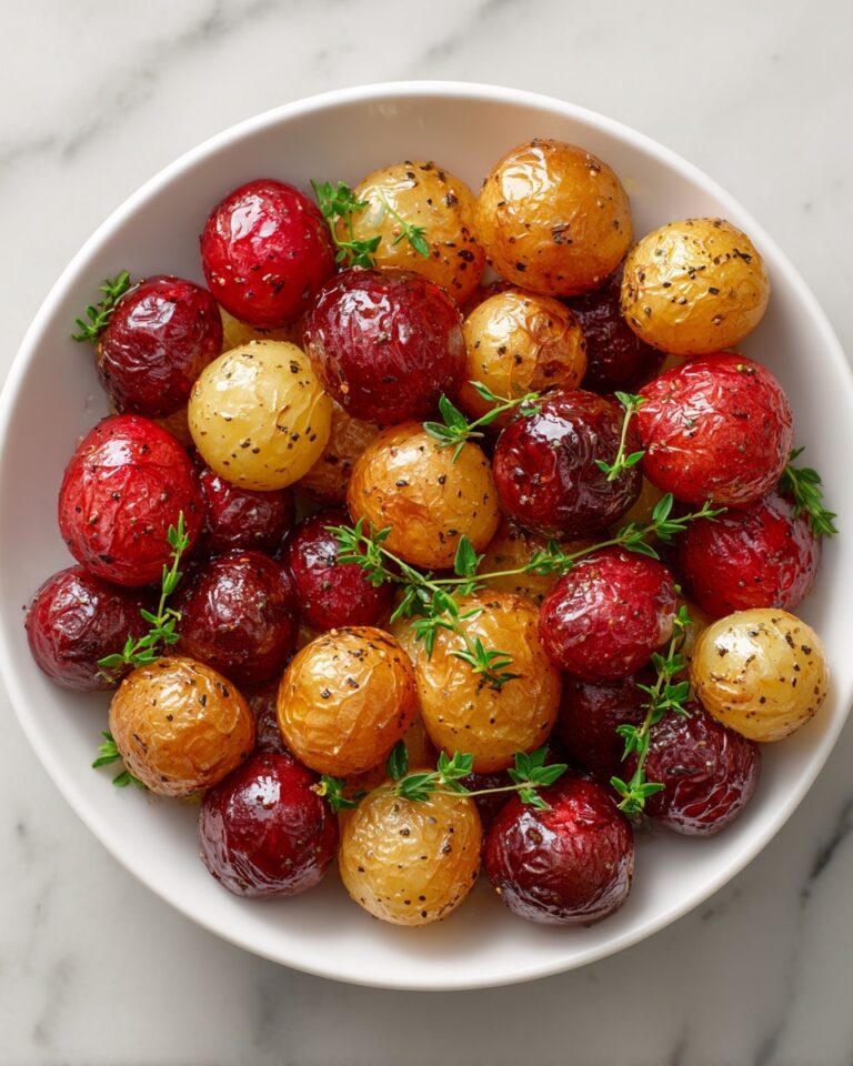 Roasted Tiny Red Potatoes with Garlic and Parsley Recipe