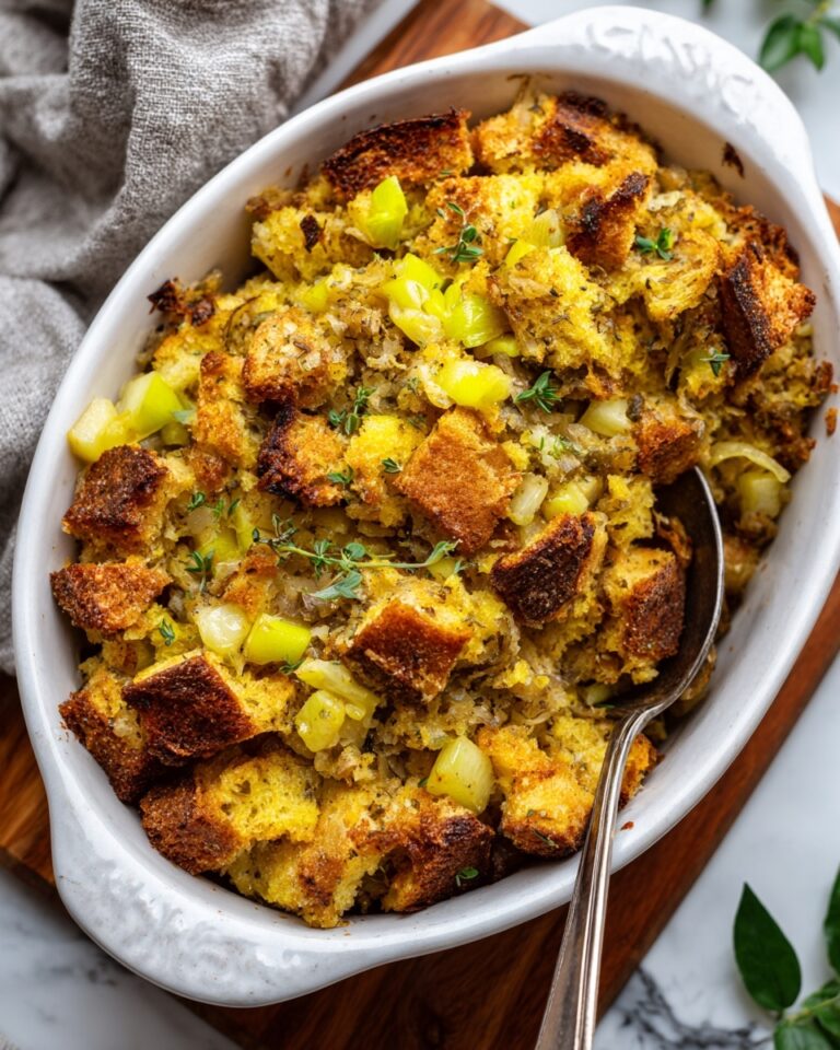 Crockpot Sausage and Apple Stuffing Recipe