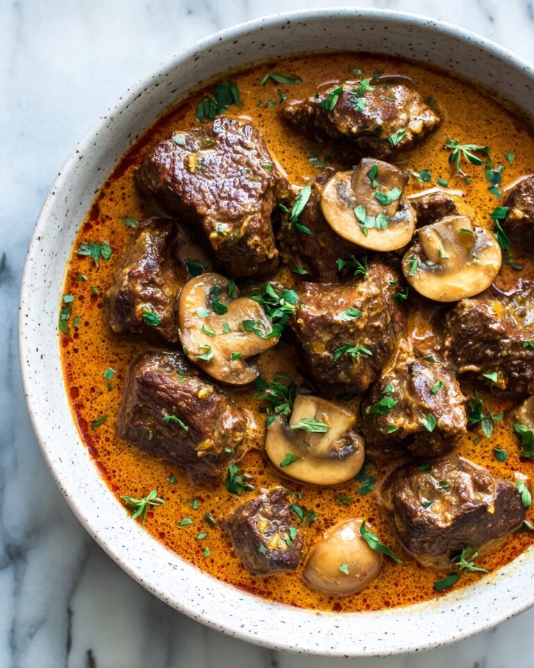 Keto Beef and Mushroom Soup Recipe