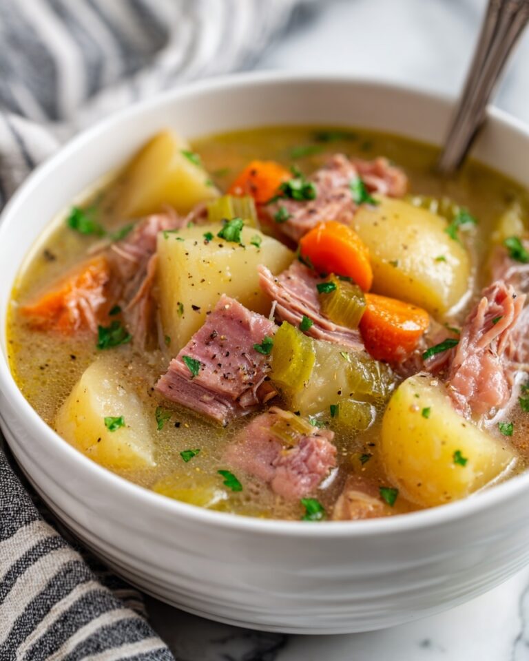 Slow Cooker Ham and Potato Soup Recipe