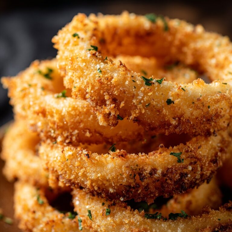 Crispy Homemade Onion Rings Recipe