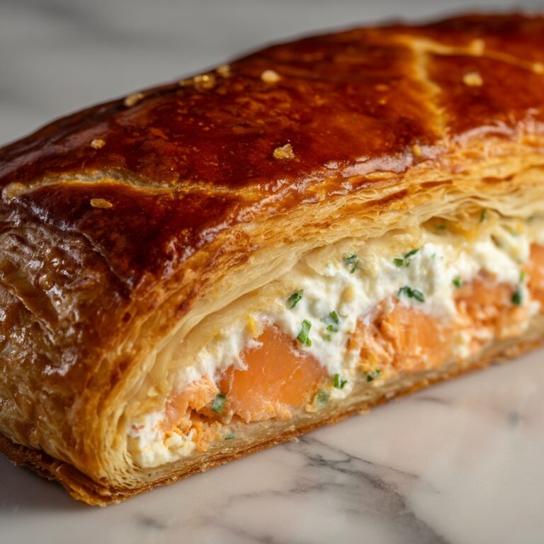 Salmon En Croute with Spinach and Dill Recipe