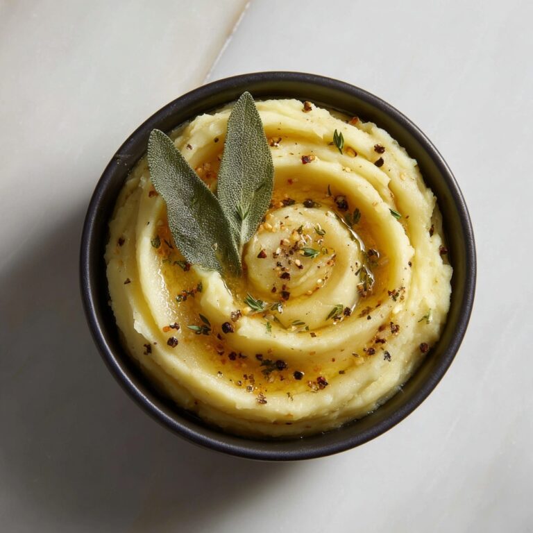 Manchego & Brown Butter Whipped Potatoes Recipe