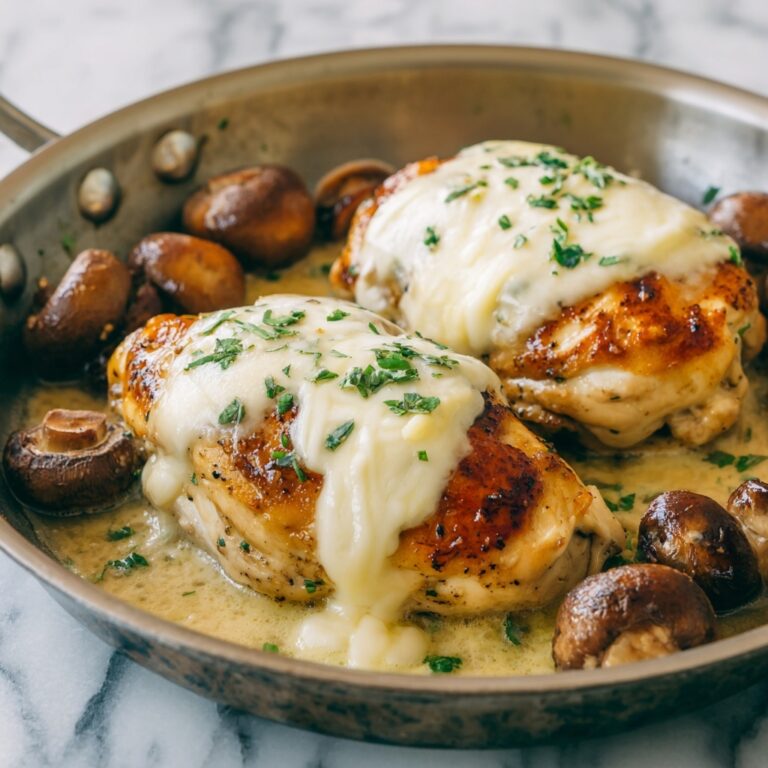Healthy Mushroom Stuffed Chicken Breast Recipe