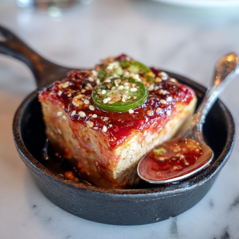 Swicy Baked Feta with Gochujang Honey Glaze Recipe