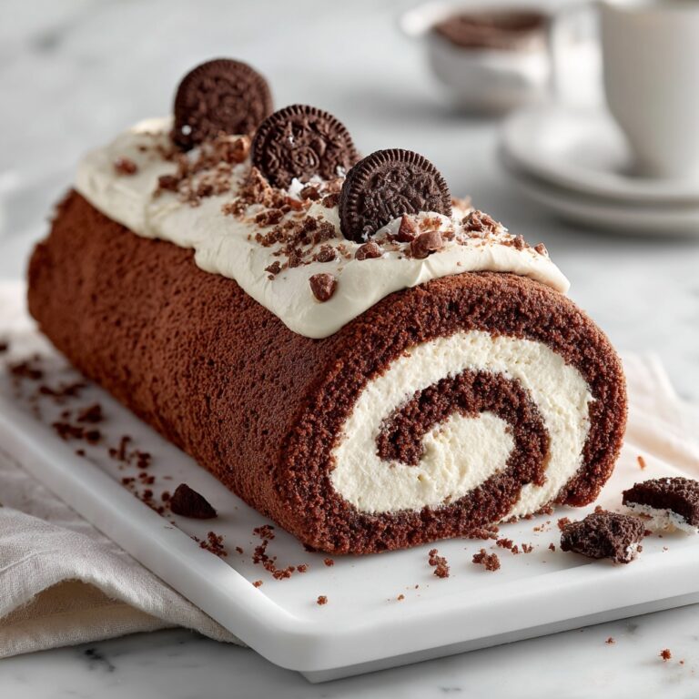Cookies and Cream Cake Roll Recipe