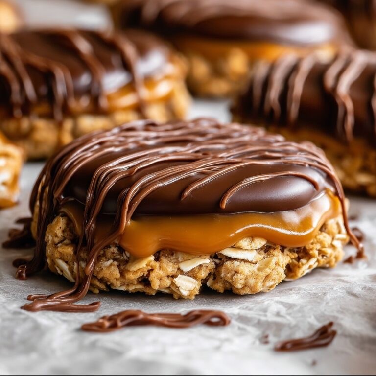 Peanut Butter Chocolate Caramel Cookies Recipe