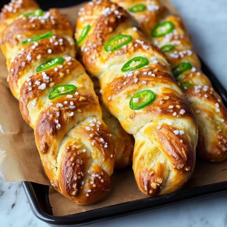 Jalapeno Cheddar Pretzel Twists Recipe