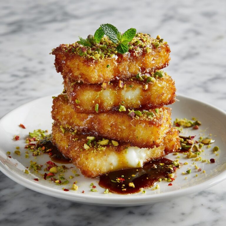 Swicy Pistachio Halloumi with Lime Glaze Recipe